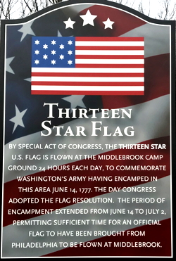 Washington Campground Association Flag Plaque